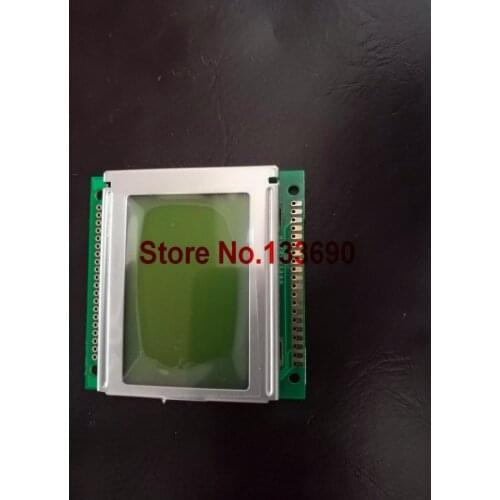 1pcs 12864 128*64 128X64 Graphic Dot LCD Module KS0107 ks0108 Yellow green LCD display size 54X50 CMS1N2414-A1-E