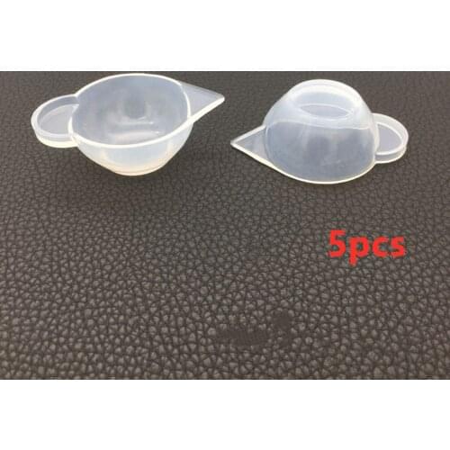 5 PCS Silicone Cup Dispenser Toning Color Cups Glue Measuring Tools Crystal Scale Jewelry Resin Molds for Jewelry Making Tool
