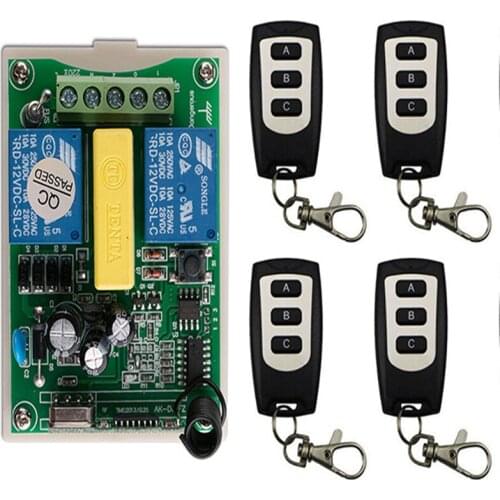 AC 220V Motor Remote Controller Wireless Remote Control Switch UP Down Stop Tubular Motor Controller Motor Forward Reverse TX RF