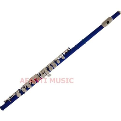 Afanti Music Tune C / Brass / Blue Flute (UTE-130)