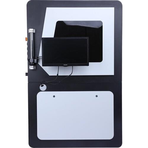 Automatic enclosed fiber laser marking machine 20w 30 w 50 watt 100w fiber laser marking machine metal