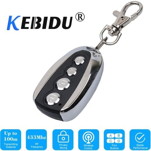Hot selling universal ABCD keychain 433.92MHZ remote control car garage door electric door open remote control
