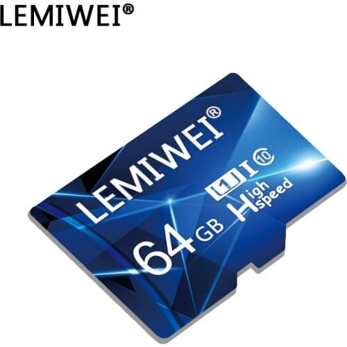Lemiwei Memory-Card 64GB 32GB Class 10 High Speed TF Flash Card 16GB U1 Blue Mini TF Card For Smartphone
