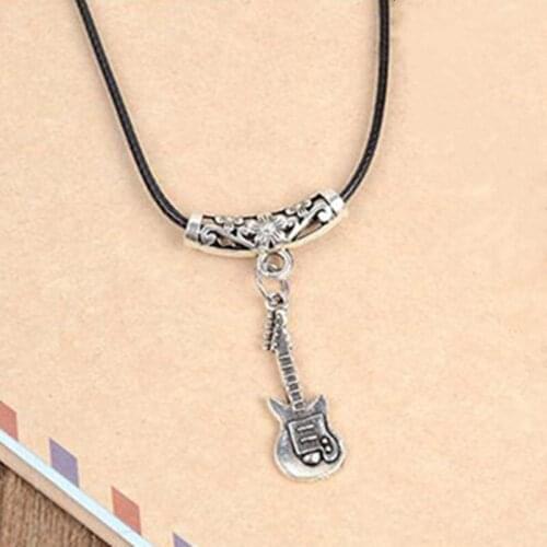 Hot Lovely Violin Necklaces & Pendants For Women Girl Gift Unique Violin Design Jewelry Accessories Fashionable Woman Necklace