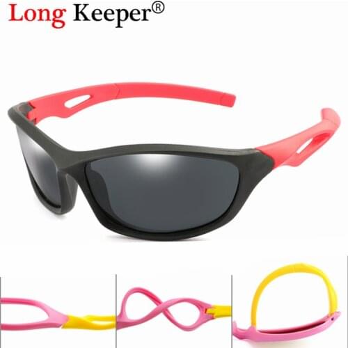 Fashion Sport Sunglasses Kids Polarized Child Sun glasses Girl Boy Outdoor Eyeglasses Flexible Spectacles UV400 Oculos ciclismo