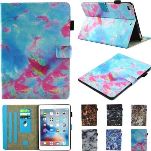 Fashion Painting High Quality Flip PU Leather For iPad Air 1 Case For Apple iPad Air 2 iPad 5 6 Smart Case Cover Funda Shell