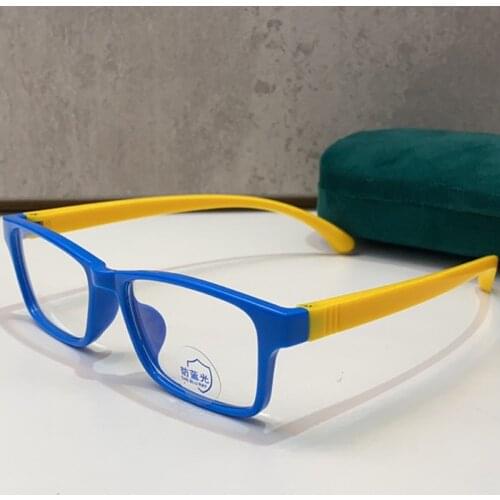 Seemfly New Childrens Anti Blue Light Glasses Boys Girls Soft Silicone Frame Computer Goggles Baby Eye Protection Flat Mirror