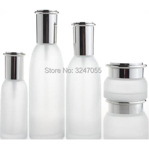 30g50g Empty Glass Cosmetic Cream Container, Mask Packing Jar, 120ml100ml40ml Spray Bottle, Lotion Pump Bottle, Toner Package