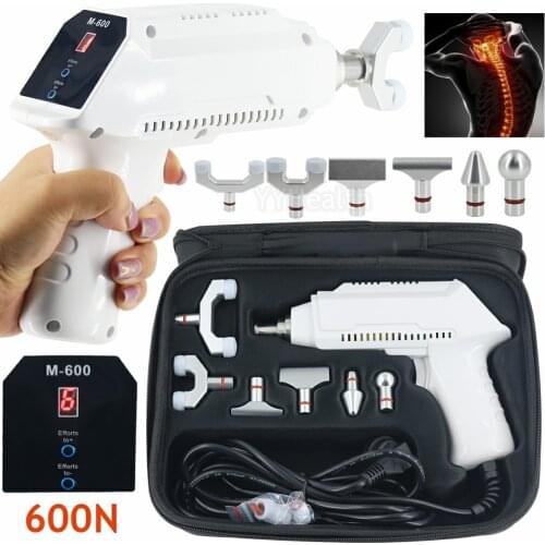 Adjustable Chiropractic Electric Correction Gun Intensity Therapy Instrument 600N Body Relaxation Correction Massager Gun