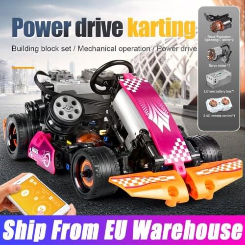 MOULD KING 18026 High-Tech City Speed Sports Model The APP RC Go-Kart Car Building Blocks Bricks Boy Toys Kids Birthday Gifts