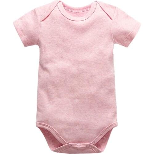 Newborn Bodysuit Baby Babies Bebes Clothes Short Sleeve Cotton Printing Infant Clothing 1pcs 0-24 Months