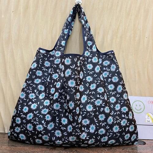 Large Reusable Shopping Bag Foldable Grocery Bag-Handbag-Shoulder Bag Womens 50 Pound Tote Bag Recyclable Gift Bag