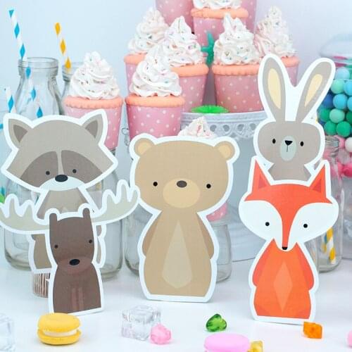 Woodland Animals Theme Table Centerpiece Woodland Animal Decorating Centerpiece Baby Shower Birthday Party Decorations Supplies