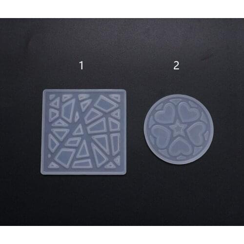 DIY crystal drop glue mold printing mold love irregular imitation paper cut window silicone mold