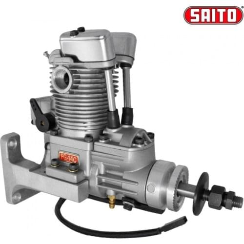 Saito Engines FG-14C(82B) 4-Stroke Gas Engine 14cc motor For RC AirPlane Aircraft Plane Equipped with FA-82B