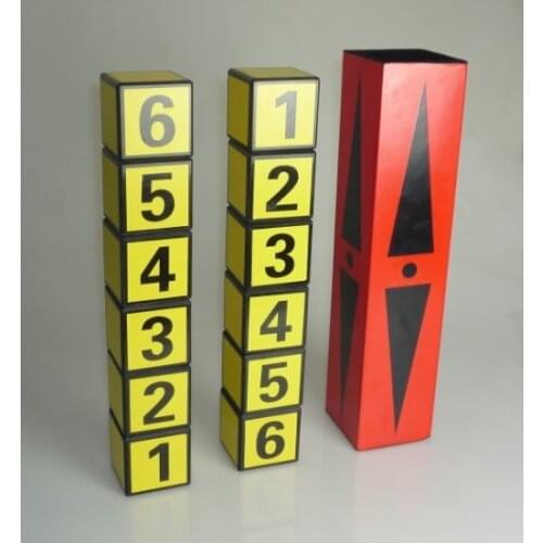 1 Set Cuba A Libre Dice Exchange Magician Tube Magie Stage Illusion Magic Tricks For Professional Gimmick Props Comedy Mentalism