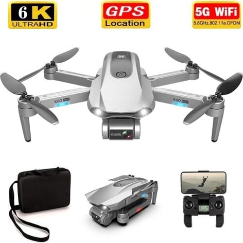 GPS Drone With Camera 4k 6K HD Professional Quadcopter WiFi Flight 30 Min 1.2km Distance RC Helicopter Toy For Child Xmas Gift