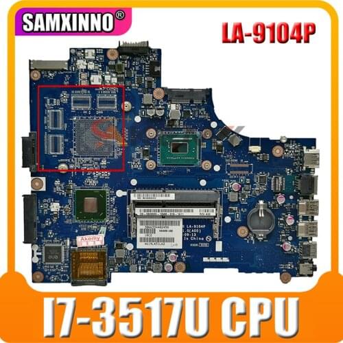 LA-9104P Laptop motherboard for Dell Inspiron 15R 3521 5521 original mainboard I7-3517U CPU GM