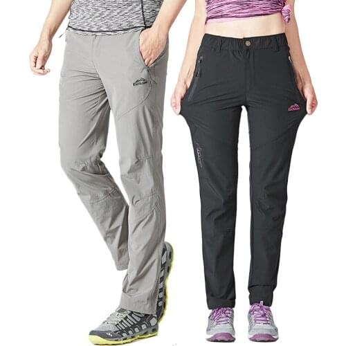 Loftystone Men Womens Hiking Quick Dry Pants Summer Outdoor Sports Stretch Nylon Cycling Trekking Fishing Camping Trousers
