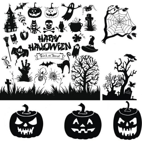 Halloween Cobweb pumpkin hat bat set frame Metal Cutting Dies Stencils For DIY Decorative Embossing Handcraft Die Template