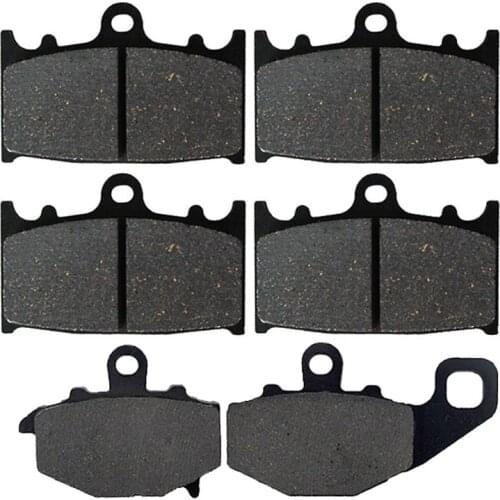 Motorcycle Front and Rear Brake Pads for KAWASAKI ZR400 Zephyr 400 1997-2001 ZZR400 ZZR 400 ZX400 1993-1999