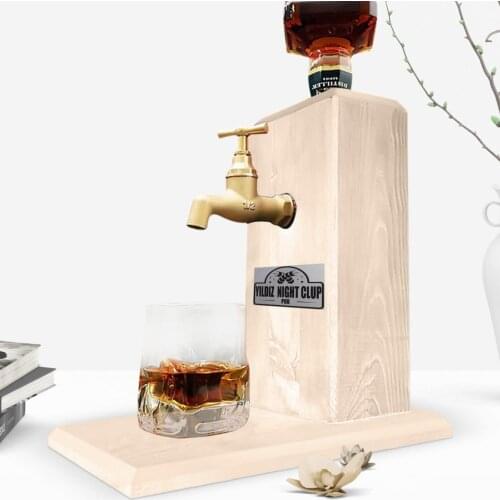 Night Clubs Custom Tap Natural Wood Whisky Stand-Wooden Gift Special Design Cost-Effective Quality Reliable