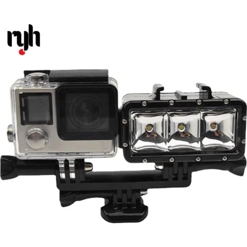 5 in 1 Diving Light Tripod For Gopro Hero5 6 4 3 SJCAM SJ4000 SJ5000 Xiaomi yi 4K Eken Double Bracket Bridge Connector Kit