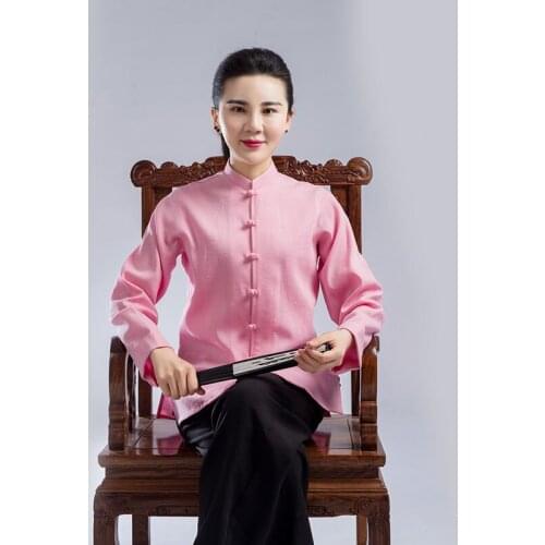 Tai Crm Uniform Woman Summer Short Sleeve Male Clothing Thin Martial Art Practiceclothes Taiji Boxing Set