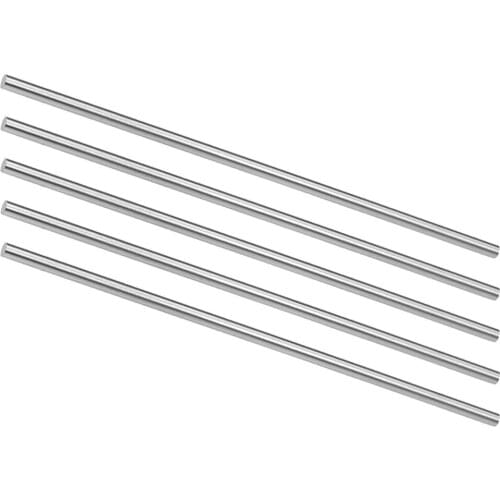 Uxcell HSS Lathe Round Rod Solid Shaft Bar 4mm Dia 150mm Length 5Pcs