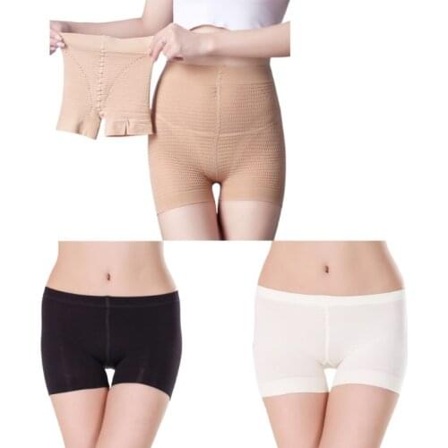 Women Sexy Mini Very Stretch Safety Pants Seamless Butt Lift Shapewear Underpants Solid Color High Waist Under Dress Slip Shorts