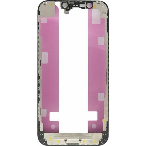 10PCS Metal Bezel Chasis Frame With Adhesive For Apple iPhone XR X XS 11 Pro Max 12 Mini LCD Display Screen Panel Replacement