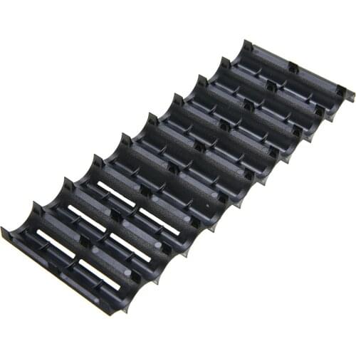 2pcs 10x Cell Plastic 18650 Battery Spacer Holder Black High Quality Battries Cylindrical Cell Bracket For Battery Mayitr