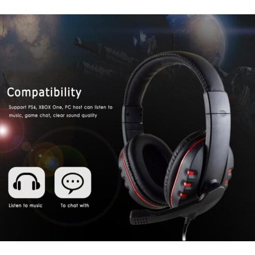 3.5mm Jack Strong Bass Wired Gaming Headset For Latop PC Game PUBG Gamer Headphones Surround Stereo Headphone