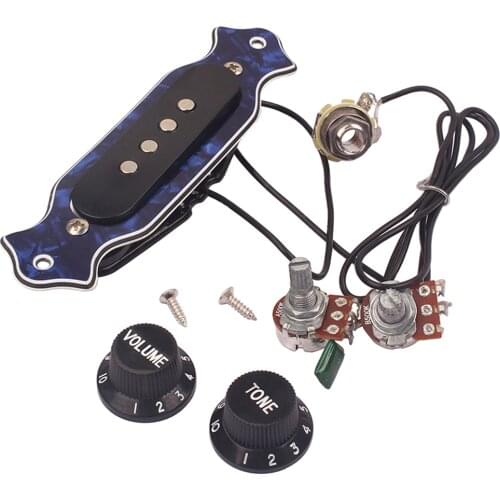 4 Strings Cigar Box Guitar Parts Pickup Tone Volume Control for Ukulele Parts