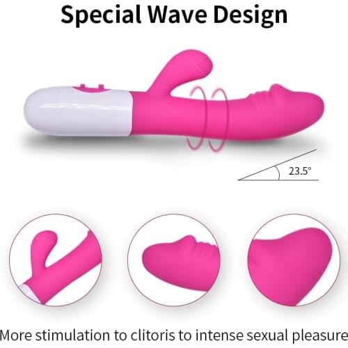 G Spot Dildo Vibrator For women 10 Speed Rabbit Stimulator Clitoral Massager Sex Toys AV Female Vaginal Masturbator Adult Silic