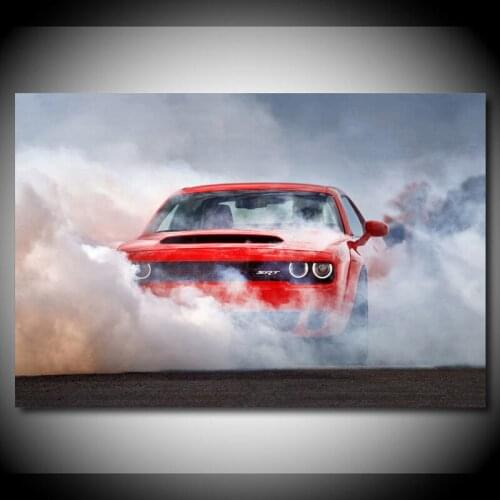 Arrastre Muscle Car Pictures Cool Gift Home Decor Print Wall Art Modular Poster Painting Cuadros On Canvas Living Room Frame