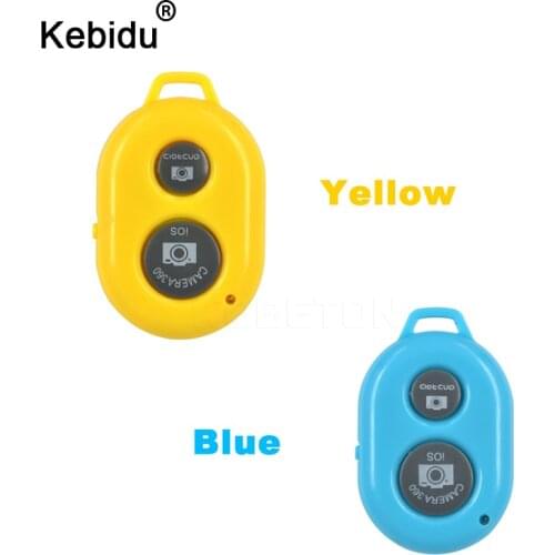 Kebidu Wireless Bluetooth Self Timer Shutter Release Button for iPhone selfie stick Shutter Wireless Remote Control for Huawei