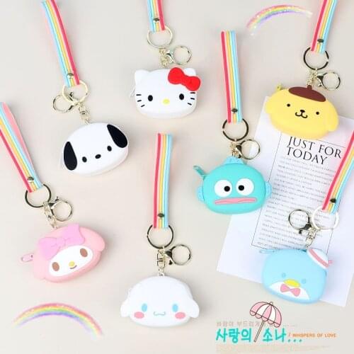 Lovely Women New Coin Bag Silicone Storage Animal Panda Cat Bear Mini Pouch Coin Bag Change Wallet Purse New Design Wallets 2021