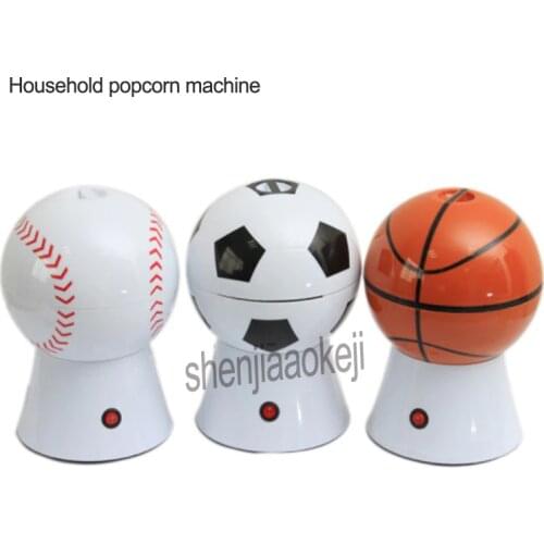 Electric Mini volleyball football basketball DIY MINI Popcorn Machine Popcorn Maker Creative Household popcorn machine 110-240v