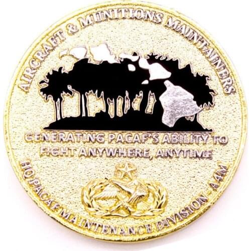 Wholesale blank custom gold silver copper metal military challenge coin 3D commemorative coin