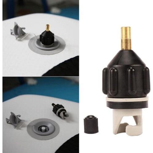 Durable Standup Paddle Board Valve Adapter Inflatable Bed Canoe Kayak Pump Air Valve Compressor Adaptor Converter