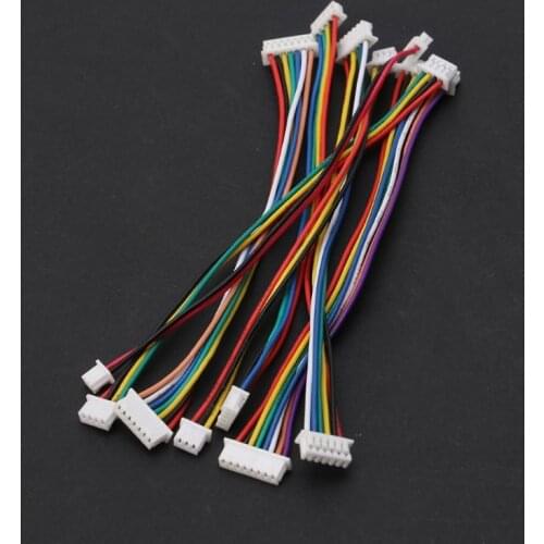 10Pcs Cable Connector JST 1.25mm Double Electronic 2/3/4/5/6/7/8/10 pin Wire Connectors Lenght 15cm