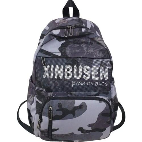 Students' Schoolbags Mens Camouflage Shoulder Bags Mens and Womens 2020 New Fashion Leisure Backpacks Fashion Travel Bags
