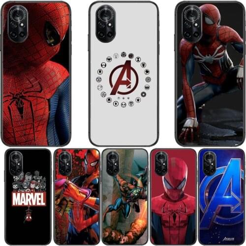 The Amazing Spiderman Clear Phone Case For Huawei Honor 20 10 9 8A 7 5T X Pro Lite 5G Black Etui Coque Hoesjes Comic Fash desi