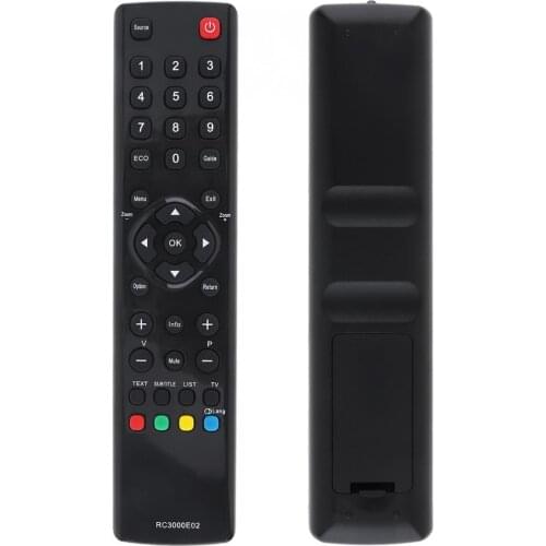 High-quality Replacement 433MHz IR TV Remote Control with Long Control Distance for TCL RC3000E02