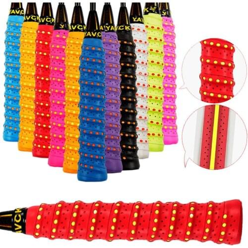 1pc Anti-slip Grip Tape Absorb Sweat Racket Tape Handle Grip Tennis Badminton Squash Band Grip Tape Anti-skid Headbands Band