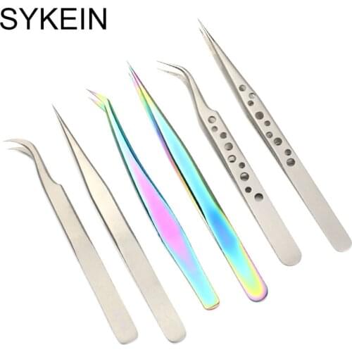 100% Closed High Quality New Style Premium Eyelashes Tweezers Hand anti-slip design Improve for 3D 6D Lashes Extensions