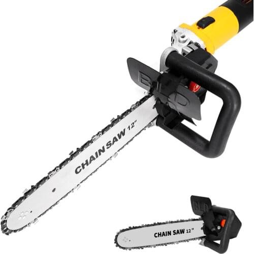 11.5inch 12inch Electric Chain saw Bracket Adjustable Universal M10/M14/M16 Chain Saw Part Angle Grinder Into Chain Saw