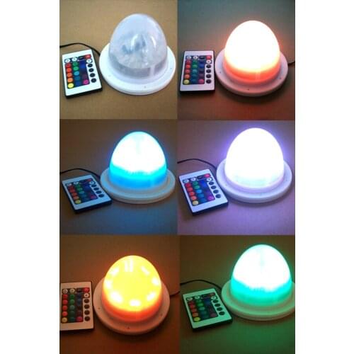 2pcs DHL Free Shipping Bright 24RGB+14W wedding and party decor IR wireless remote rgb led lights