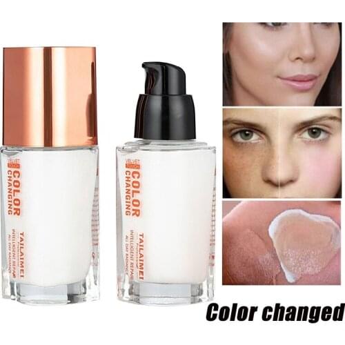 35 ML Color Changing Foundation Makeup Base Nude Face Liquid Concealer Skin Cosmetics Female Gift